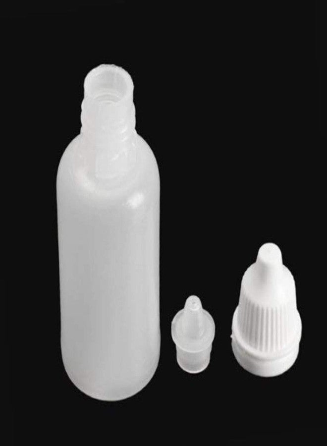 DIY Crafts Pack Of 50 Pcs, Combo Offer, Clear 5ml/10ml White Plastic Empty Squeezable Dropper Bottles Eye Liquid Droppe(Pack Of 50 Pcs, Combo Offer) - Image 5